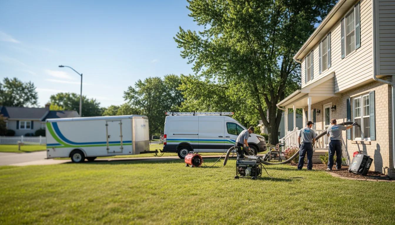 Flooded Basement Restoration And Cleanup With Repair in Trout Lake, MI near me